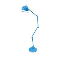 Blue Floor Lamp PNG & PSD Images