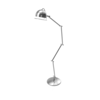 Silver Floor Lamp PNG & PSD Images