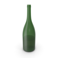 Alcohol Bottle Green PNG & PSD Images