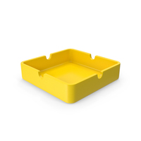 Ashtray Yellow PNG & PSD Images