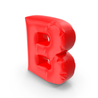Balloon Letter B PNG & PSD Images