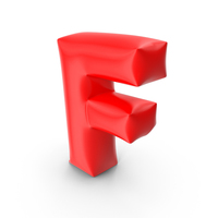 Balloon Letter F PNG & PSD Images