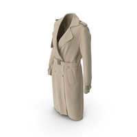Women's Coat Beige PNG & PSD Images