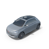 Fiat 500 Electric-Concept 2018 PNG & PSD Images