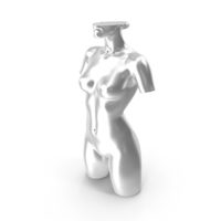 Plastic Mannequin With A Metallic Finish PNG & PSD Images