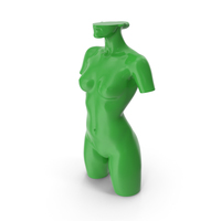 Mannequin A Plastic Green PNG & PSD Images