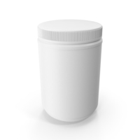 Plastic Bottle White Supplement PNG & PSD Images