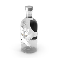 Absolut Vanilia Vodka Bottle PNG & PSD Images