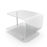 Glass Side Table PNG & PSD Images