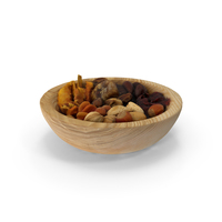 Full Wooden Bowl PNG & PSD Images