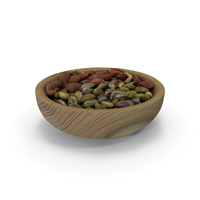 Full Wooden Bowl PNG & PSD Images