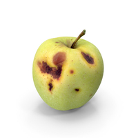 Rotten Green Apple PNG & PSD Images