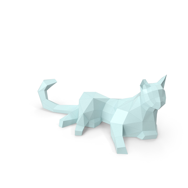 Papercraft Cat PNG & PSD Images