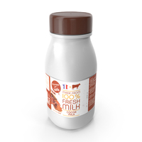 Chocolate Milk Bottle PNG & PSD Images