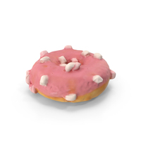 Marshmallow Donut PNG & PSD Images