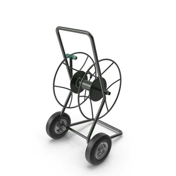 Garden Water Hose Reel Cart PNG & PSD Images