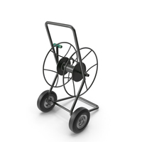Garden Water Hose Reel Cart PNG & PSD Images