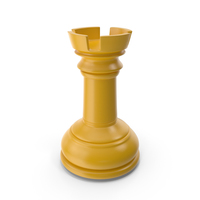Chess Rook Yellow PNG & PSD Images