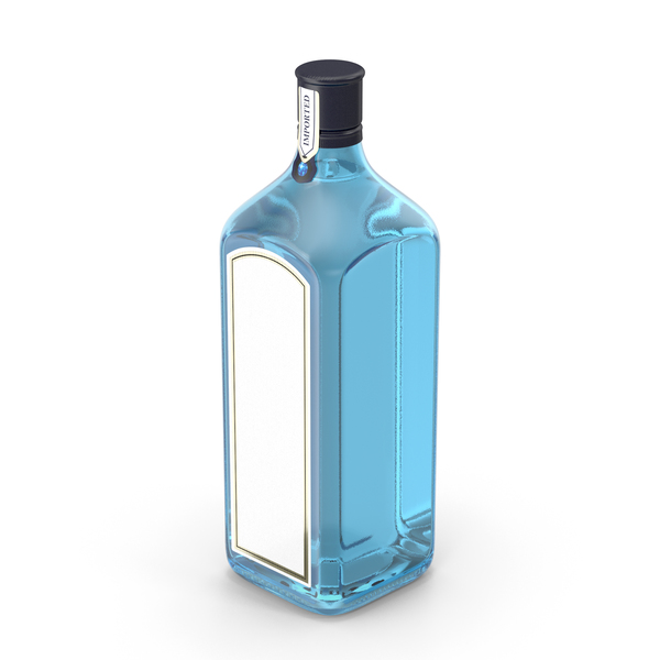 Gin 1 Litre Bottle PNG & PSD Images