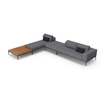 Grid Lounge Sofa PNG & PSD Images