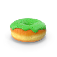 Green Donut PNG & PSD Images