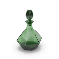 Green Glass Decanter PNG & PSD Images
