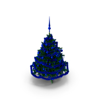 Blue Christmas Tree PNG & PSD Images