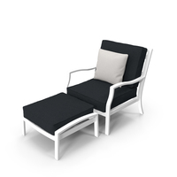 Lounge Chair With Ottoman PNG & PSD Images
