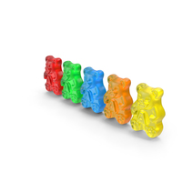 Gummi Bears Set PNG & PSD Images