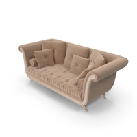 Klimt Beige Sofa Three Seat PNG & PSD Images