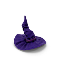 Halloween Witch Hat Purple PNG & PSD Images