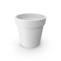 Clay Pot White PNG & PSD Images