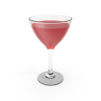 Red Cocktail Glass PNG & PSD Images