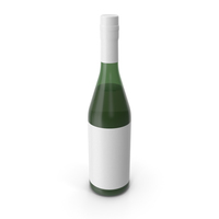 Alcohol Bottle White PNG & PSD Images