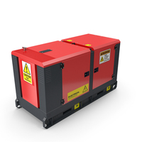 Power Generator Red PNG & PSD Images