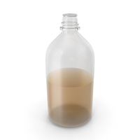Laboratory Bottle Large With Ethanol PNG & PSD Images