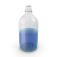 Laboratory Bottle Large With Isopropanol PNG & PSD Images