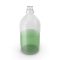 Laboratory Bottle Large With Methanol PNG & PSD Images