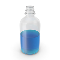 Laboratory Bottle Medium With Isopropanol PNG & PSD Images