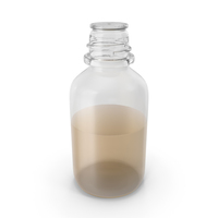 Laboratory Bottle Small With Ethanol PNG & PSD Images