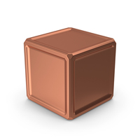 Cube Bronze PNG & PSD Images