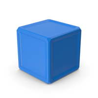 Cube Blue PNG & PSD Images