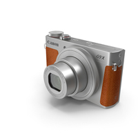 Canon Powershot G9X Silver PNG & PSD Images