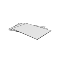 3 White Sheets PNG & PSD Images