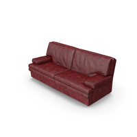 Burgundy Leather Sofa PNG & PSD Images