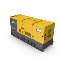 Industrial Diesel Generator Atlas Copco PNG & PSD Images