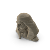 Pharaoh Head Statue PNG & PSD Images