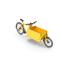Cargo Bike with Metal Box Opened PNG & PSD Images