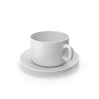 Coffee Cup With Plate Empty PNG & PSD Images