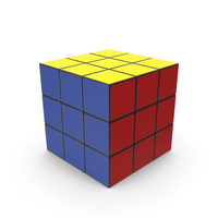 Colored Puzzle Cube PNG & PSD Images